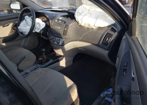 2010 Hyundai Elantra Blue from USA, damaged, VIN KMHDU4AD7AU021433